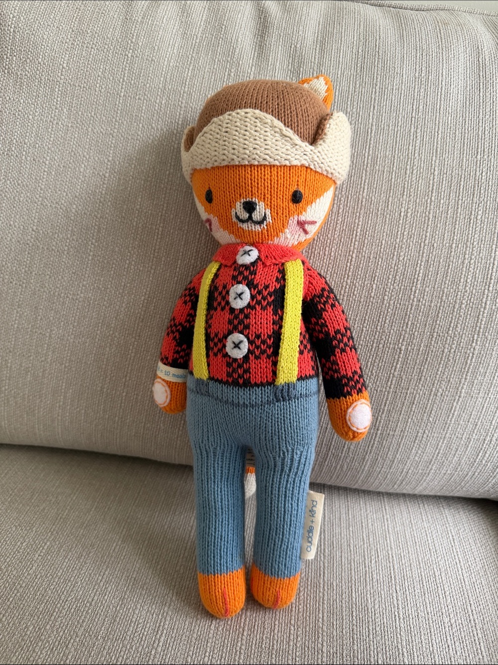 Cuddle+Kind Wyatt the fox little (13inch) doll